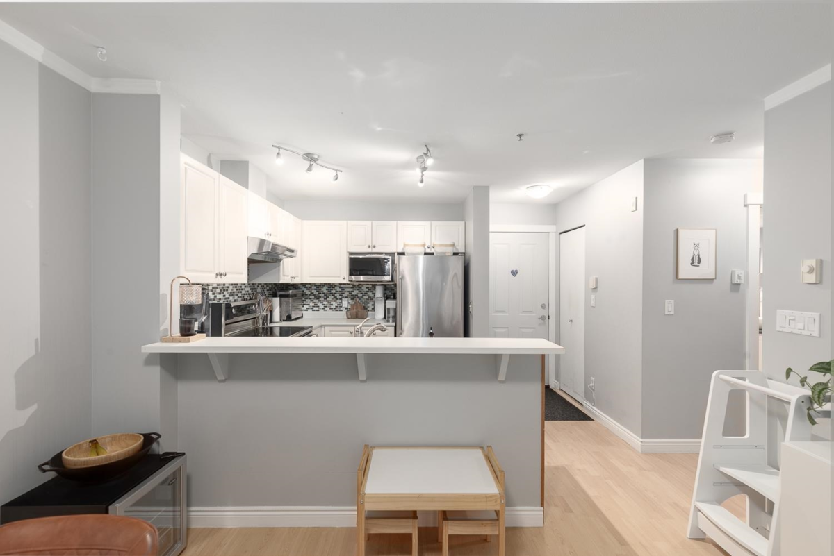Kitchen Photo of 107 3038 E Kent Avenue South, Vancouver, BC