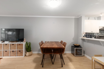 Kitchen Island Photo of 107 3038 E Kent Avenue South, Vancouver, BC
