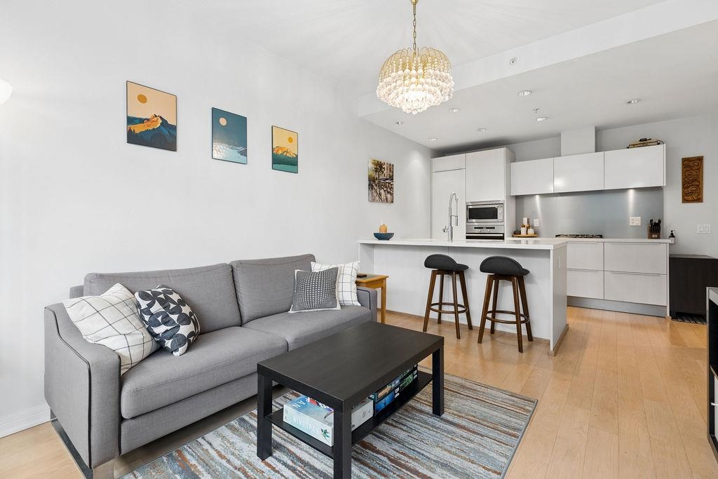 Living Room Photo of 403 181 W 1st Avenue, Vancouver, BC