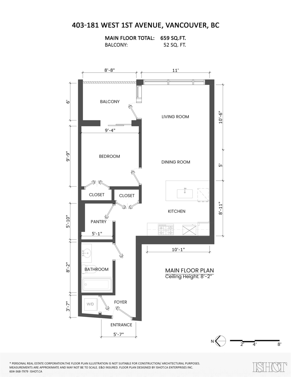 Outdoor Patio Photo of 403 181 W 1st Avenue, Vancouver, BC