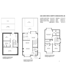 Basement Recreation Room Photo of 158 W 22nd Street, North Vancouver, BC