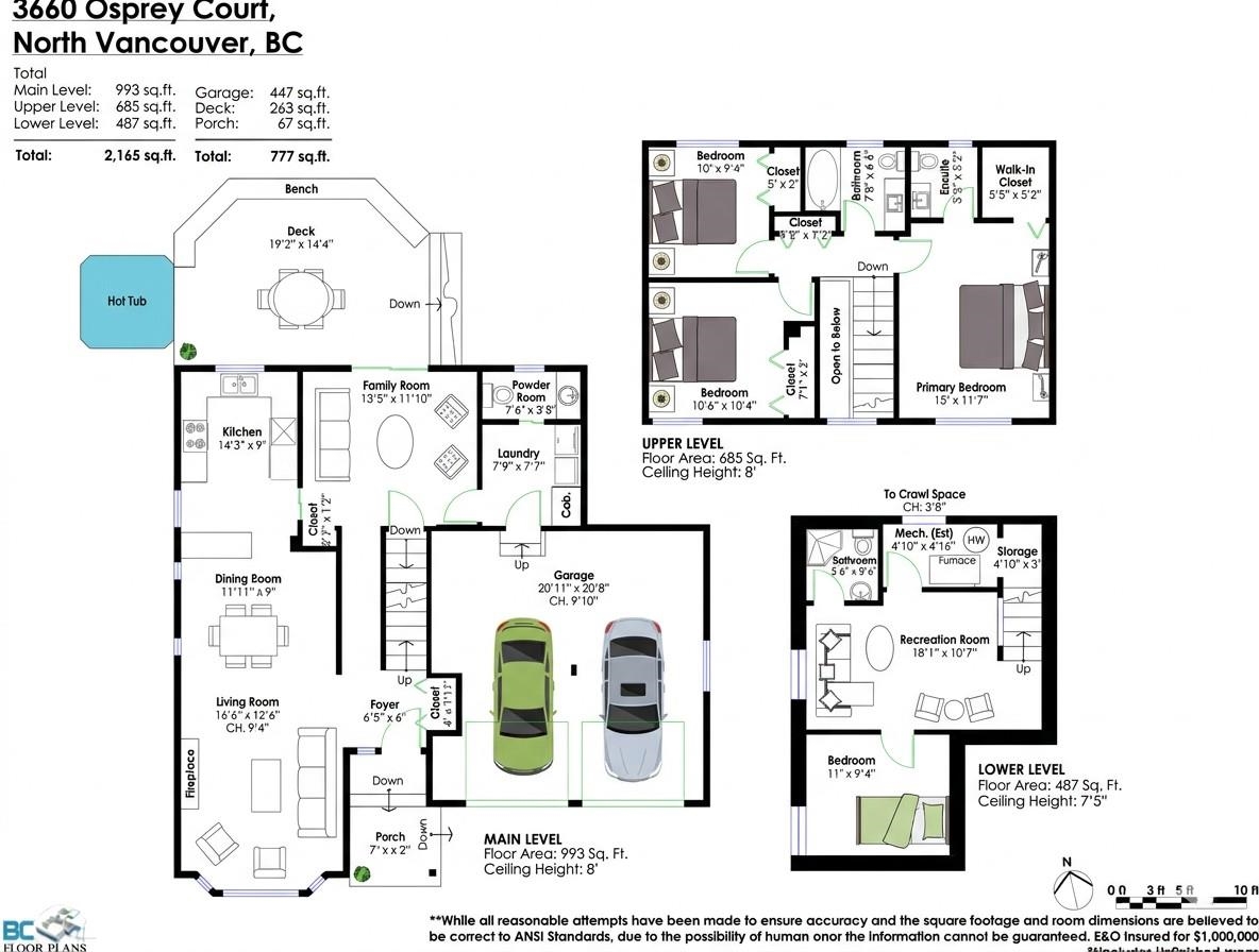 Outdoor Patio Photo of 3660 Osprey Court, North Vancouver, BC