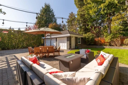 Aerial View of 3557 W 36th Avenue, Vancouver, BC
