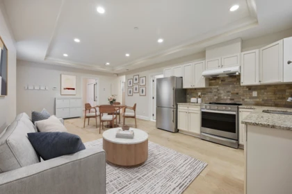 Aerial View of 3837 W 3rd Avenue, Vancouver, BC