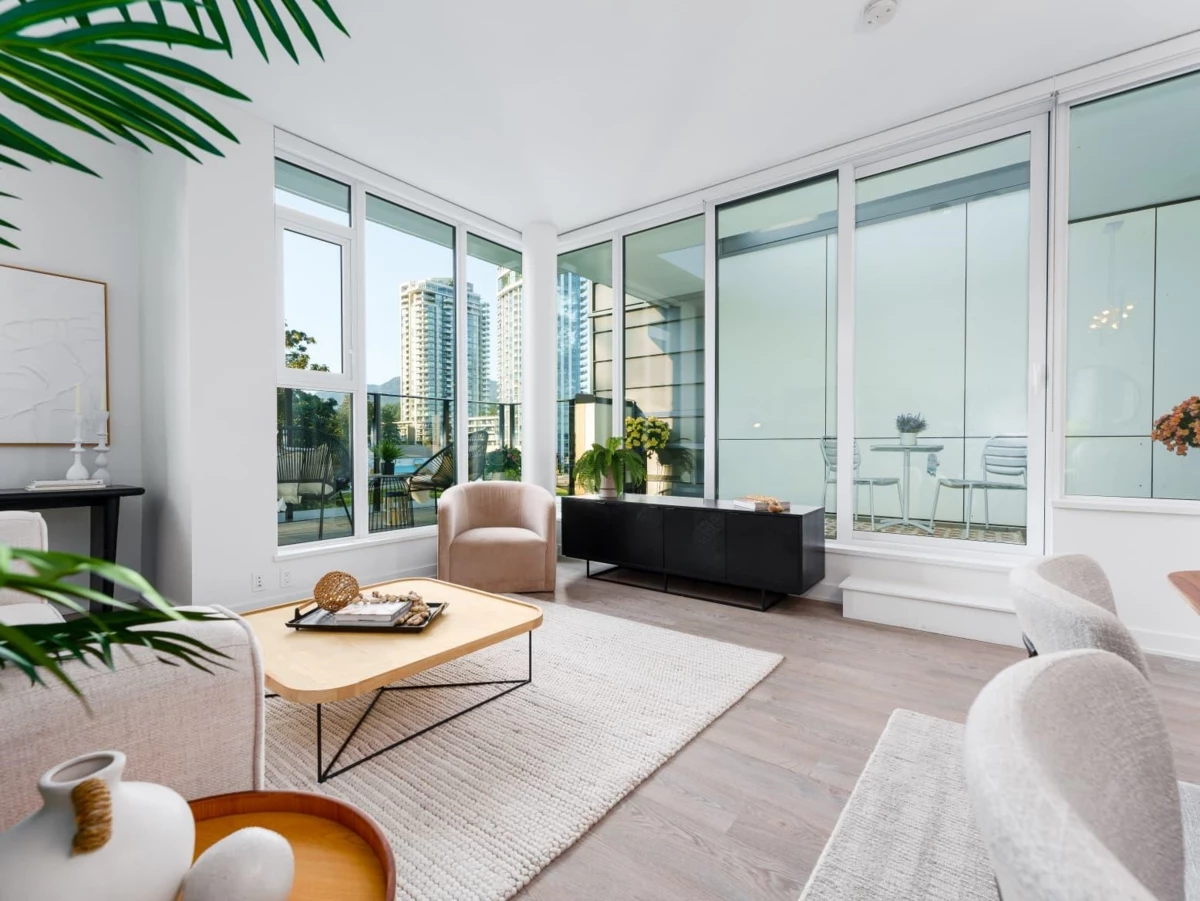 Living Room Photo of 314 1471 Hunter Street, North Vancouver, BC