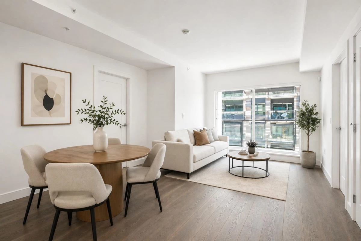 Family Room Photo of 205 488 W 58th Avenue, Vancouver, BC