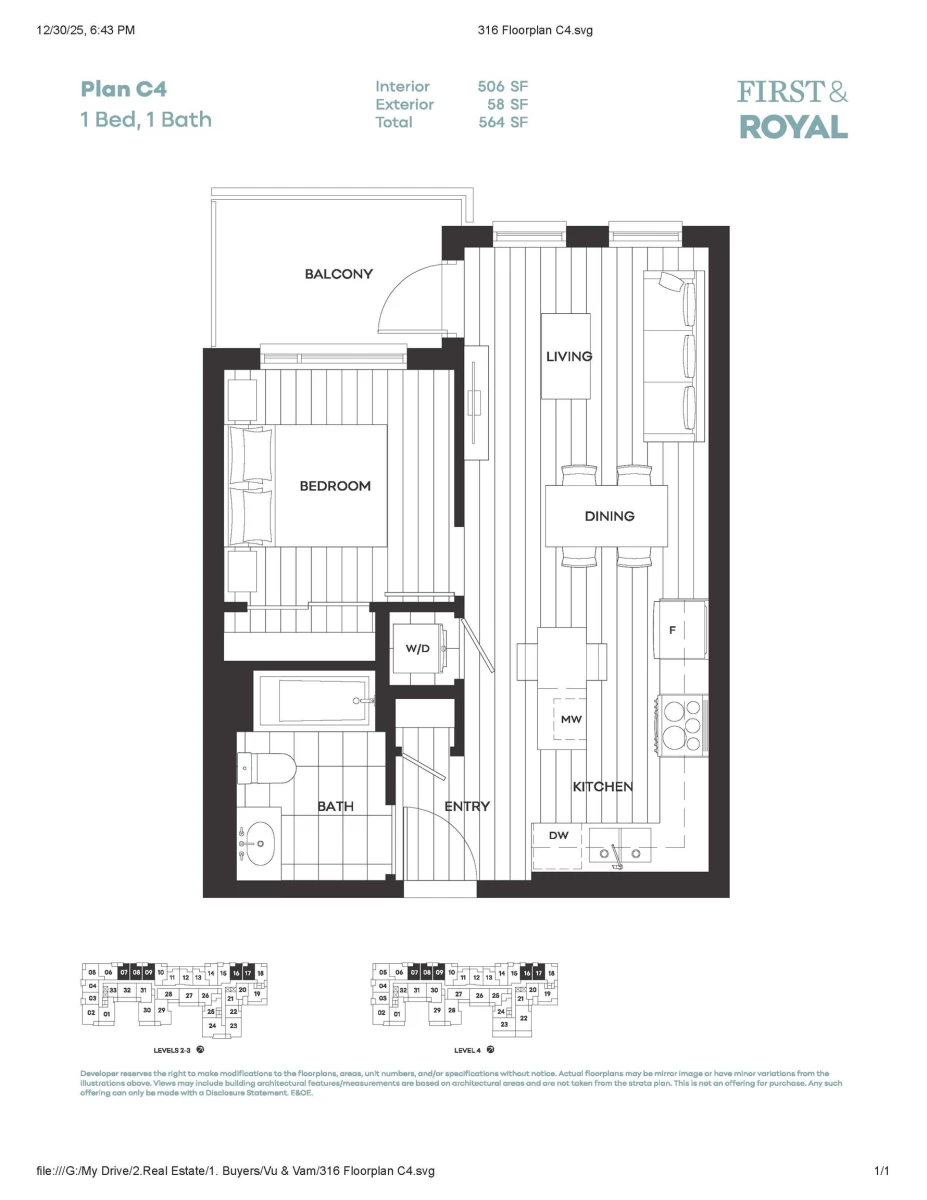 Exterior Rear Photo of 316 82 First Street, New Westminster, BC