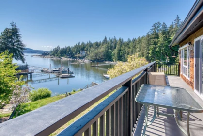 Aerial View of 5639 O'brian Road, Halfmoon Bay, BC
