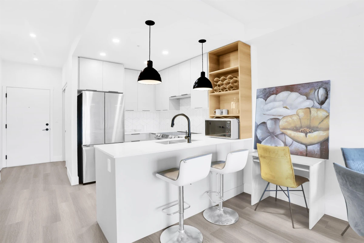 Living Room Photo of 611 10778 138 Street, Surrey, BC