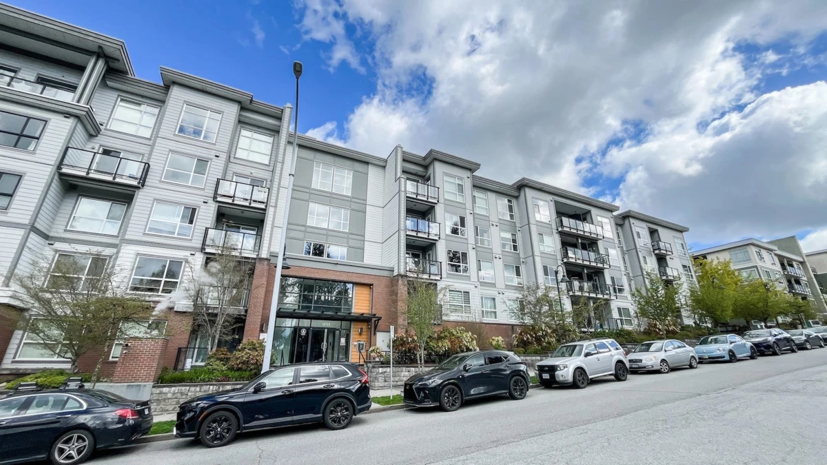 Exterior Rear Photo of 215 13733 107a Avenue, Surrey, BC