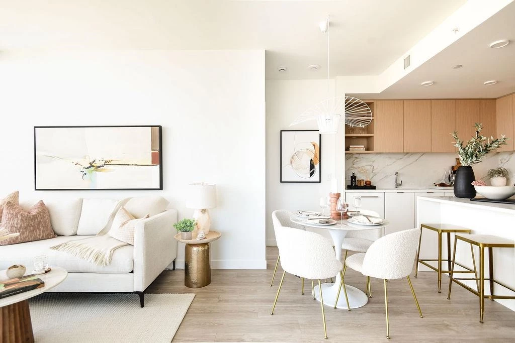 Living Room Photo of 708 4988 Bennett Street, Burnaby, BC