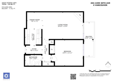 Office / Den Photo of 204 2299 E 30th Avenue, Vancouver, BC