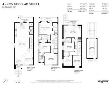 4 7822 Goodlad Street, Burnaby, BC, Burnaby — Half Duplex for sale