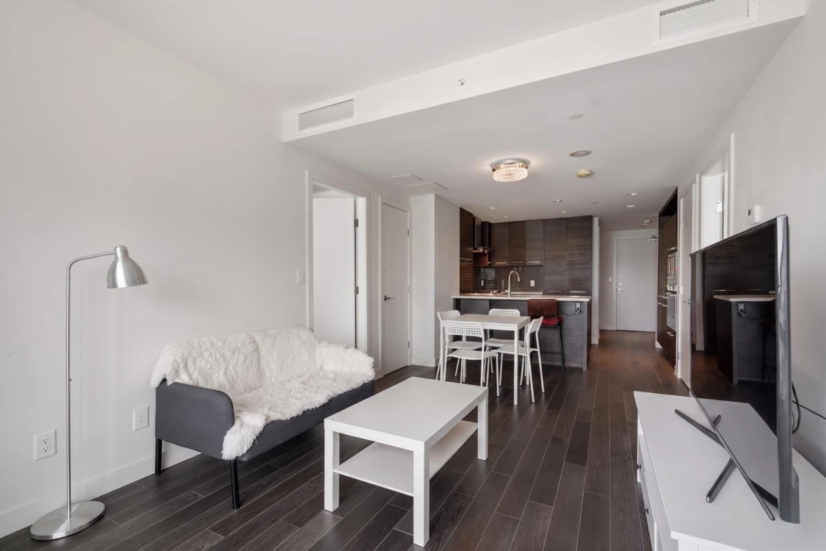 Living Room Photo of 1007 7468 Lansdowne Road, Richmond, BC