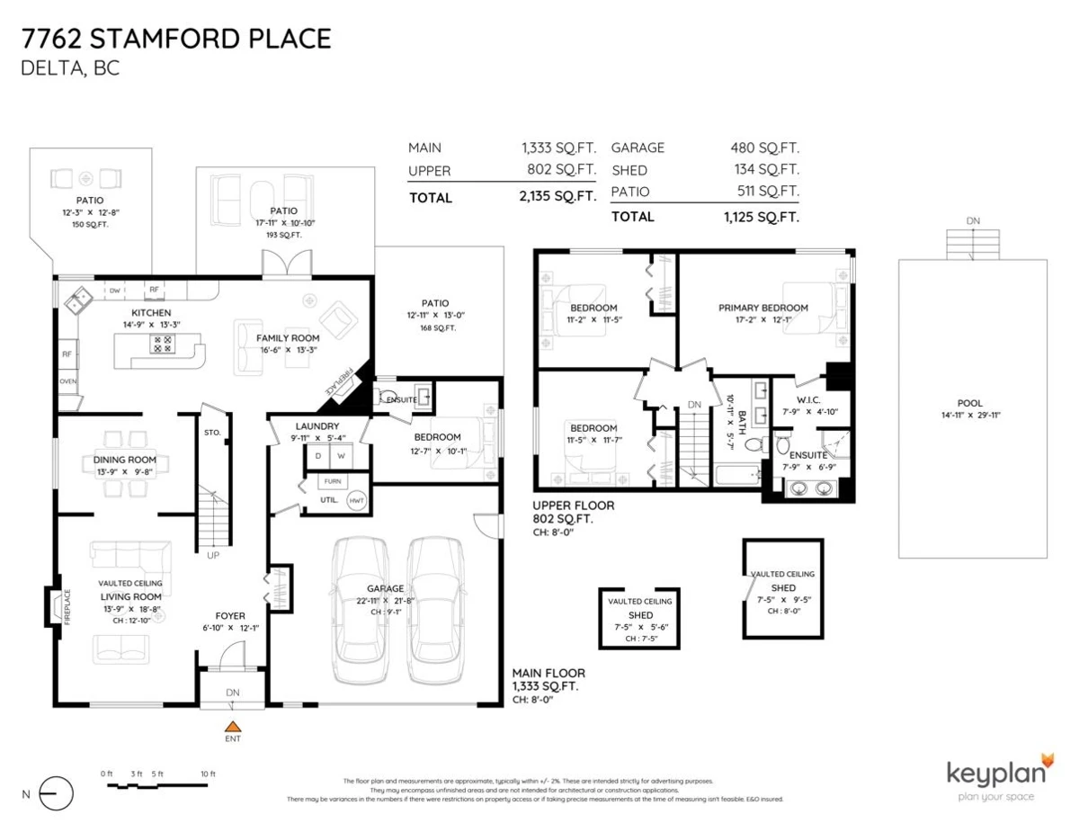 Family Room Photo of 7762 Stamford Place, Delta, BC