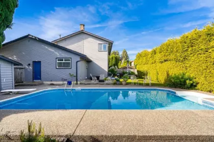 Aerial View of 7762 Stamford Place, Delta, BC