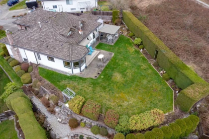 Aerial View of 2572 Fuchsia Place, Coquitlam, BC