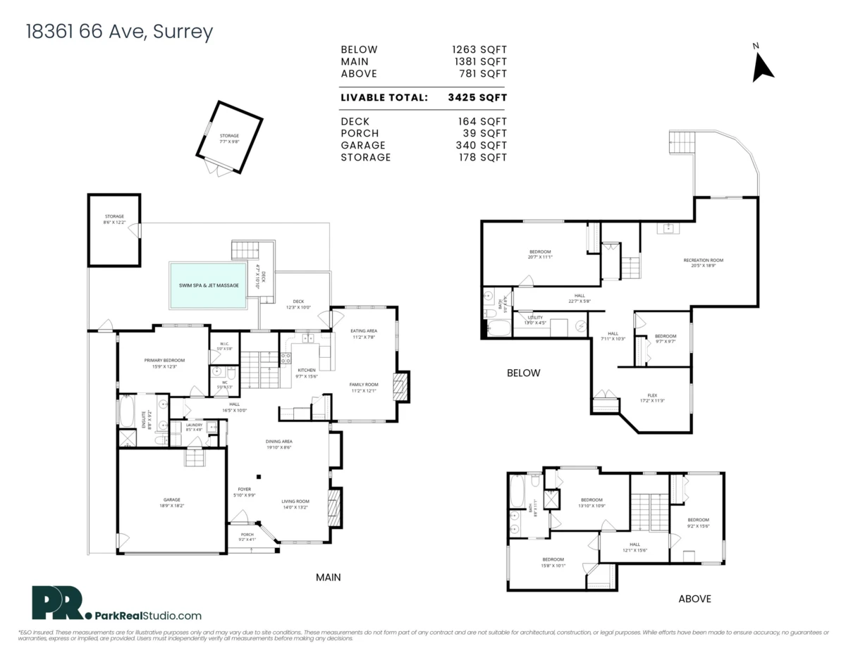 Exterior Rear Photo of 18361 66 Avenue, Surrey, BC