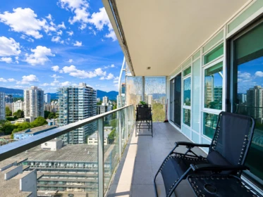 Aerial View of 1506 1221 Bidwell Street, Vancouver, BC