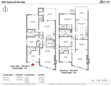 6655 - 6657 Aubrey Street, Burnaby, BC, Burnaby — Single Family Residence for sale
