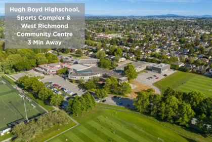 Aerial View of 9566 Pickering Drive, Richmond, BC