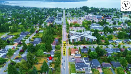 Aerial View of 1728 156 Street, Surrey, BC