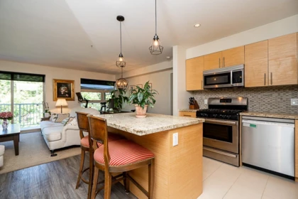 Kitchen Island Photo of 206 2832 Capilano Road, North Vancouver, BC