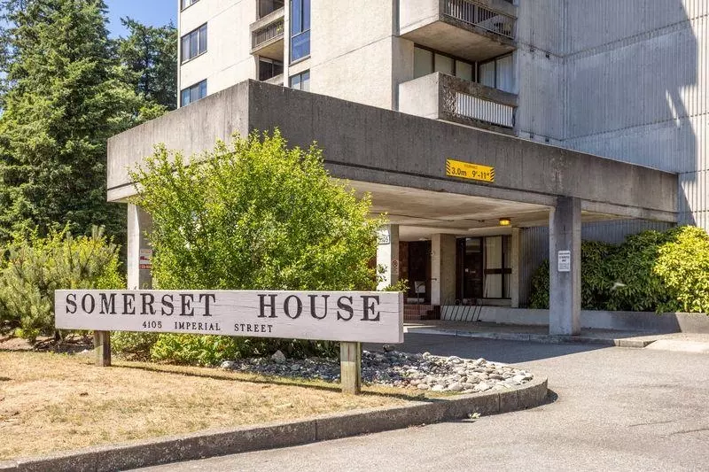 Exterior Rear Photo of 101 4105 Imperial Street, Burnaby, BC