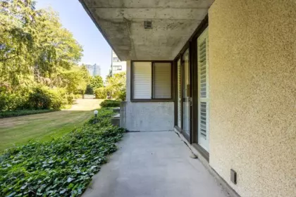 Outdoor Patio Photo of 101 4105 Imperial Street, Burnaby, BC