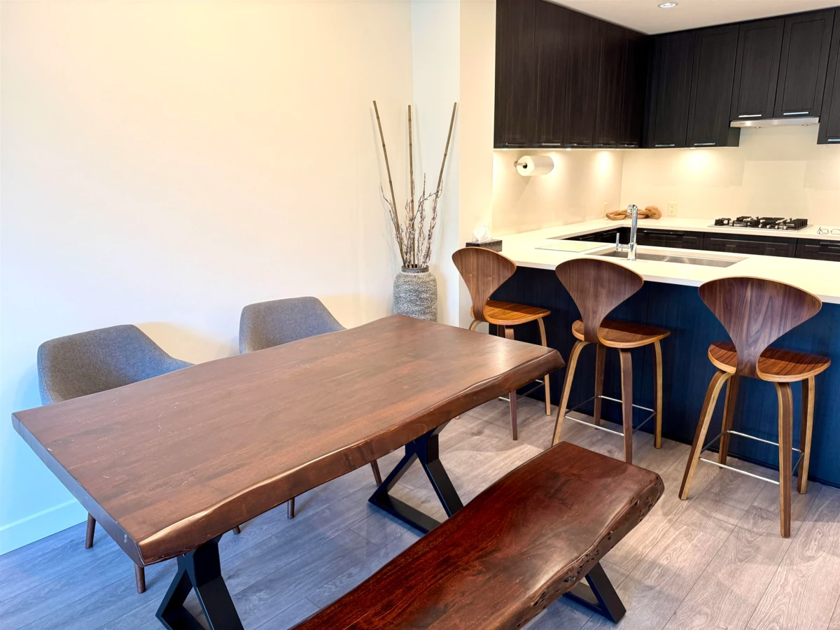 Dining Area Photo of 106 6633 Cambie Street, Vancouver, BC