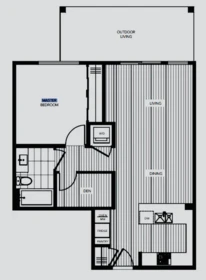 Office / Den Photo of 106 6633 Cambie Street, Vancouver, BC