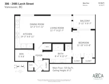 Hallway Photo of 306 2485 Larch Street, Vancouver, BC