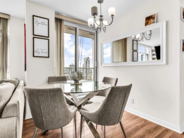 Breakfast Nook Photo of 2807 1199 Marinaside Crescent, Vancouver, BC