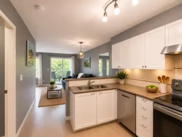 Kitchen Island Photo of 208 5355 Boundary Road, Vancouver, BC