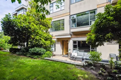 Aerial View of 104 2119 Yew Street, Vancouver, BC