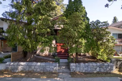 Aerial View of 4504 Beatrice Street, Vancouver, BC