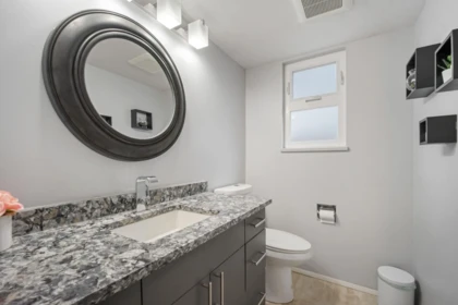 Basement Recreation Room Photo of 12737 Drummond Place, Surrey, BC