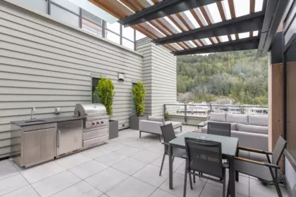 Outdoor Kitchen Photo of 706 6707 Nelson Avenue, West Vancouver, BC