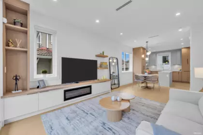 Primary Bedroom Photo of 1 3436 Triumph Street, Vancouver, BC