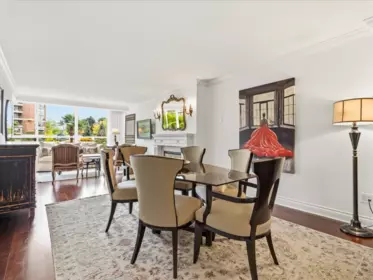 Dining Area Photo of 108 1490 Pennyfarthing Drive, Vancouver, BC