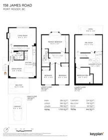 Hallway Photo of 158 James Road, Port Moody, BC