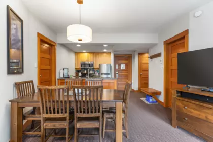 Dining Area Photo of 331B 2036 London Lane, Whistler, BC