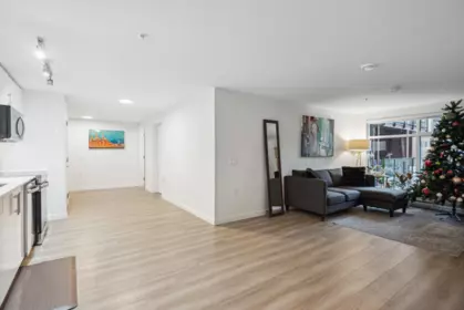 Living Room Photo of 207 232 Sixth Street, New Westminster, BC