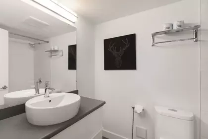 Powder Room Photo of 104 2129 Lake Placid Road, Whistler, BC