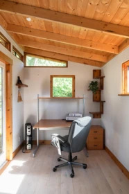 Aerial View of 1506 Whitesails Drive, Bowen Island, BC