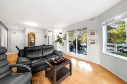 Living Room Photo of 115 128 W 8th Street, North Vancouver, BC