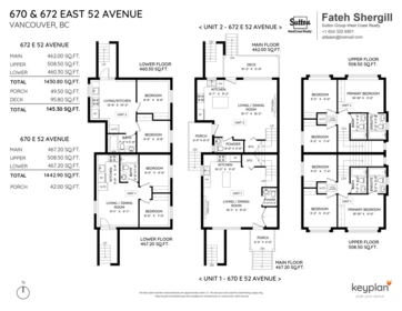 672 E 52nd Avenue, Vancouver, BC, Vancouver — Half Duplex for sale
