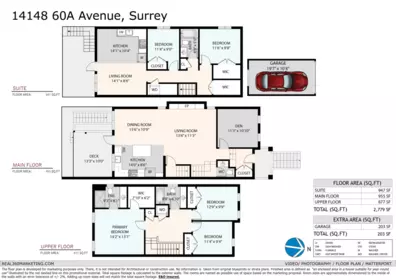 14148 60a Avenue, Surrey, BC, Surrey — Half Duplex for sale