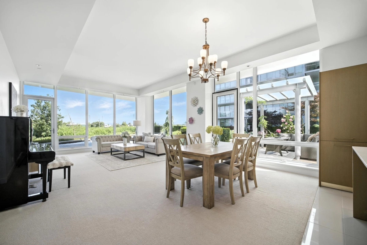 Dining Area Photo of 101 6611 Pearson Way, Richmond, BC
