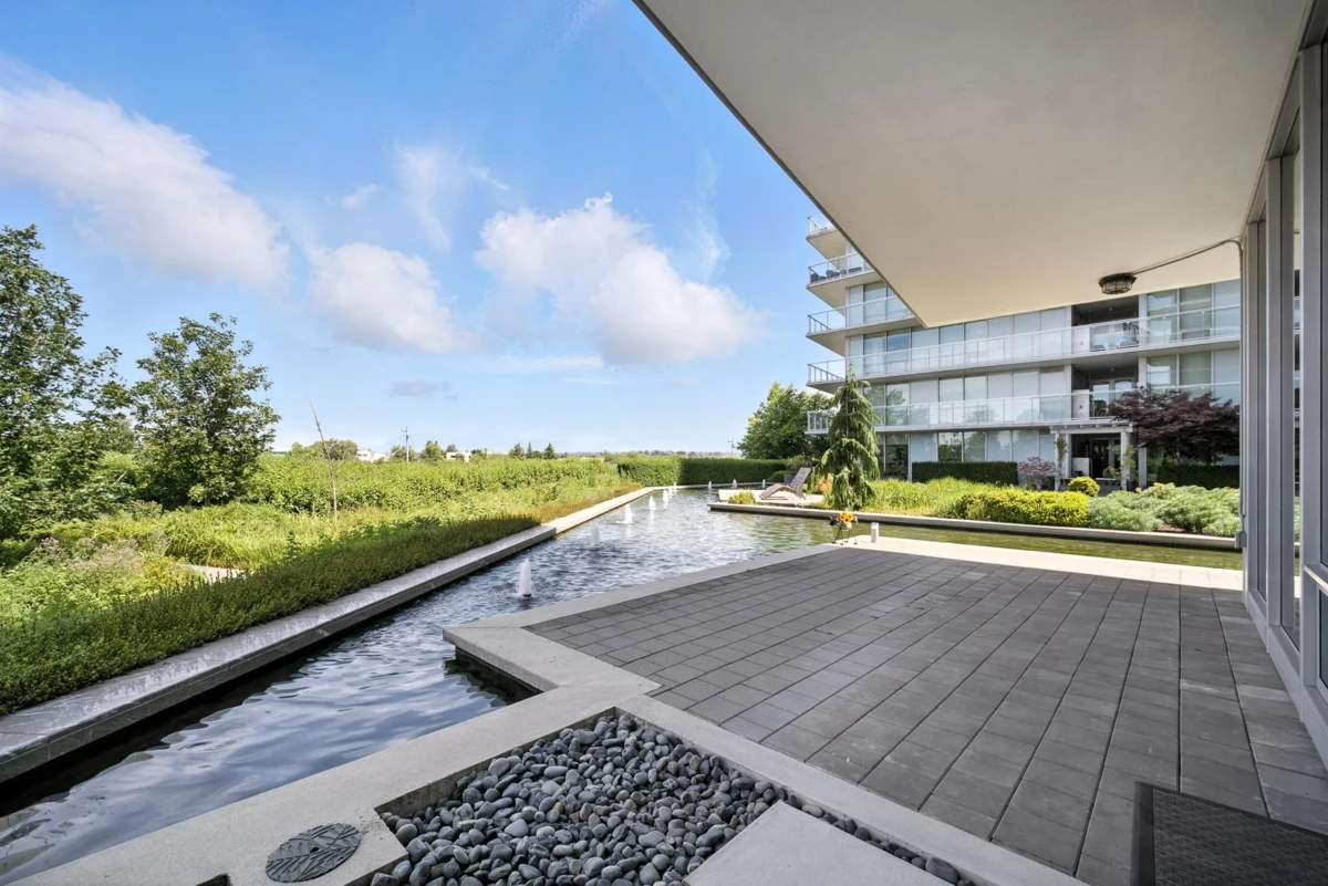 Outdoor Deck Photo of 101 6611 Pearson Way, Richmond, BC